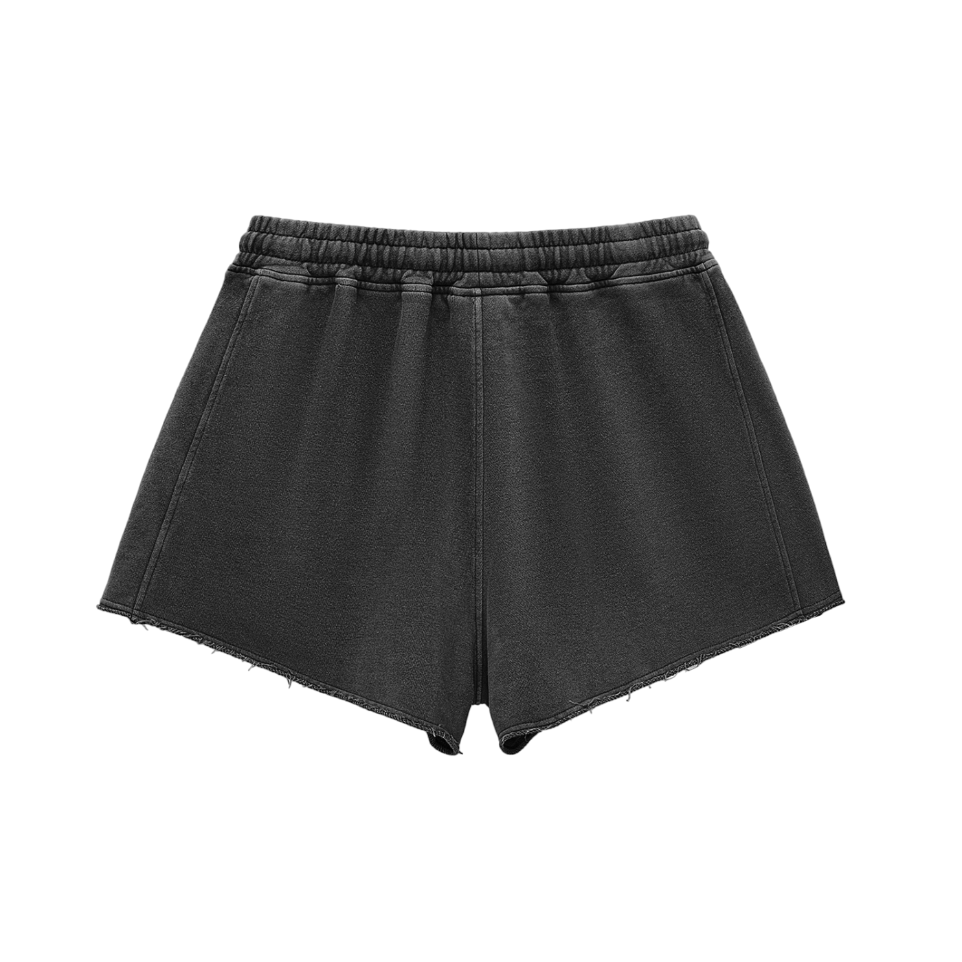 Women's Raw Edge Drawstring Shorts