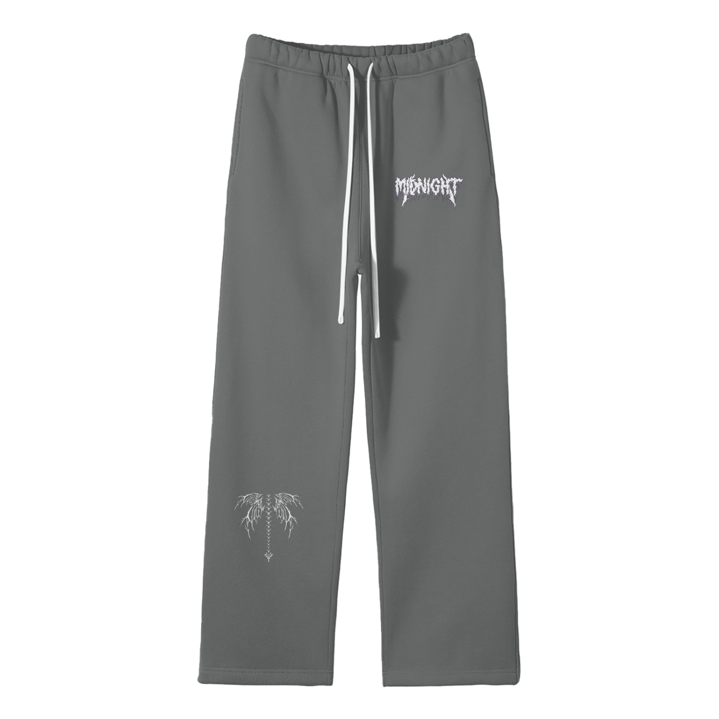 Streetwear Unisex Fleece Straight Leg Pants