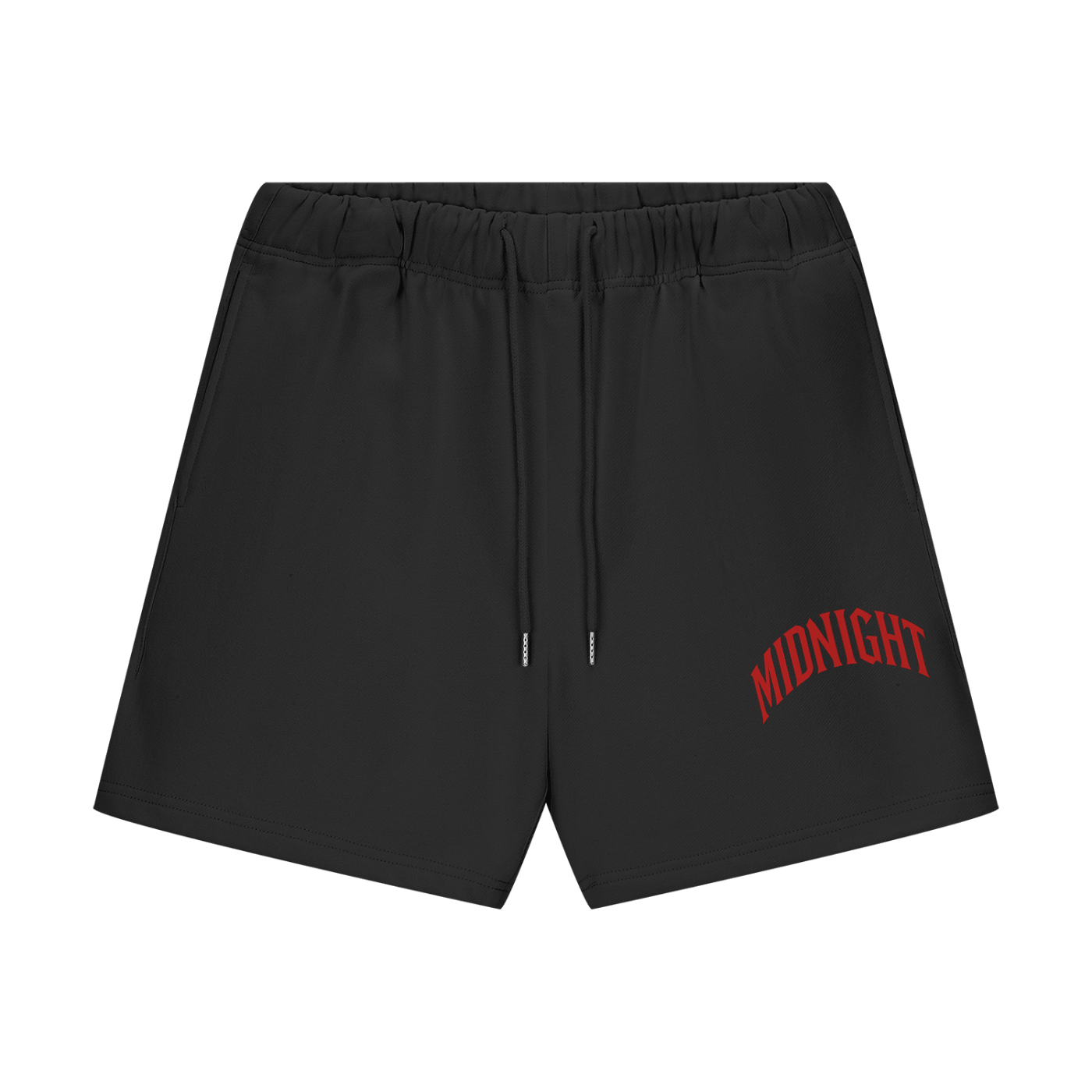 Heavyweight Midnight Red Fleece Shorts