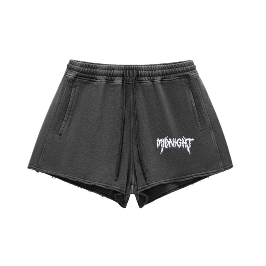 Women's Raw Edge Drawstring Shorts