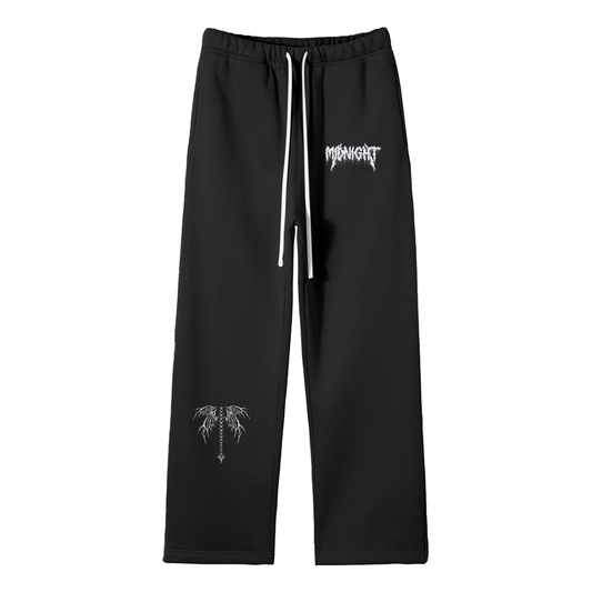 Streetwear Unisex Fleece Straight Leg Pants