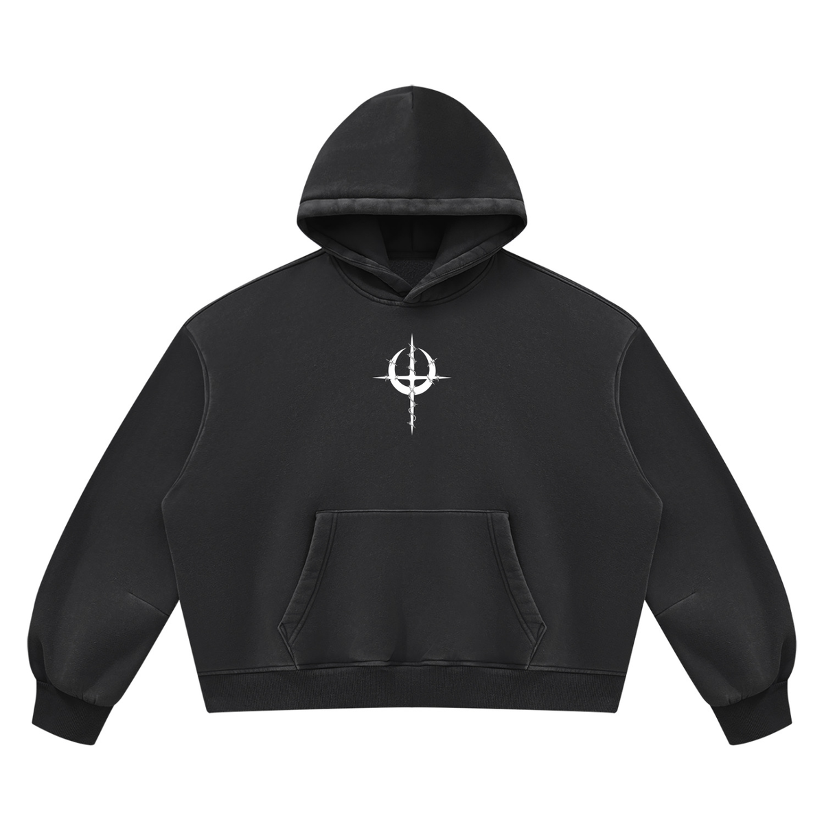 Midnight Logo Boxy Hoodie