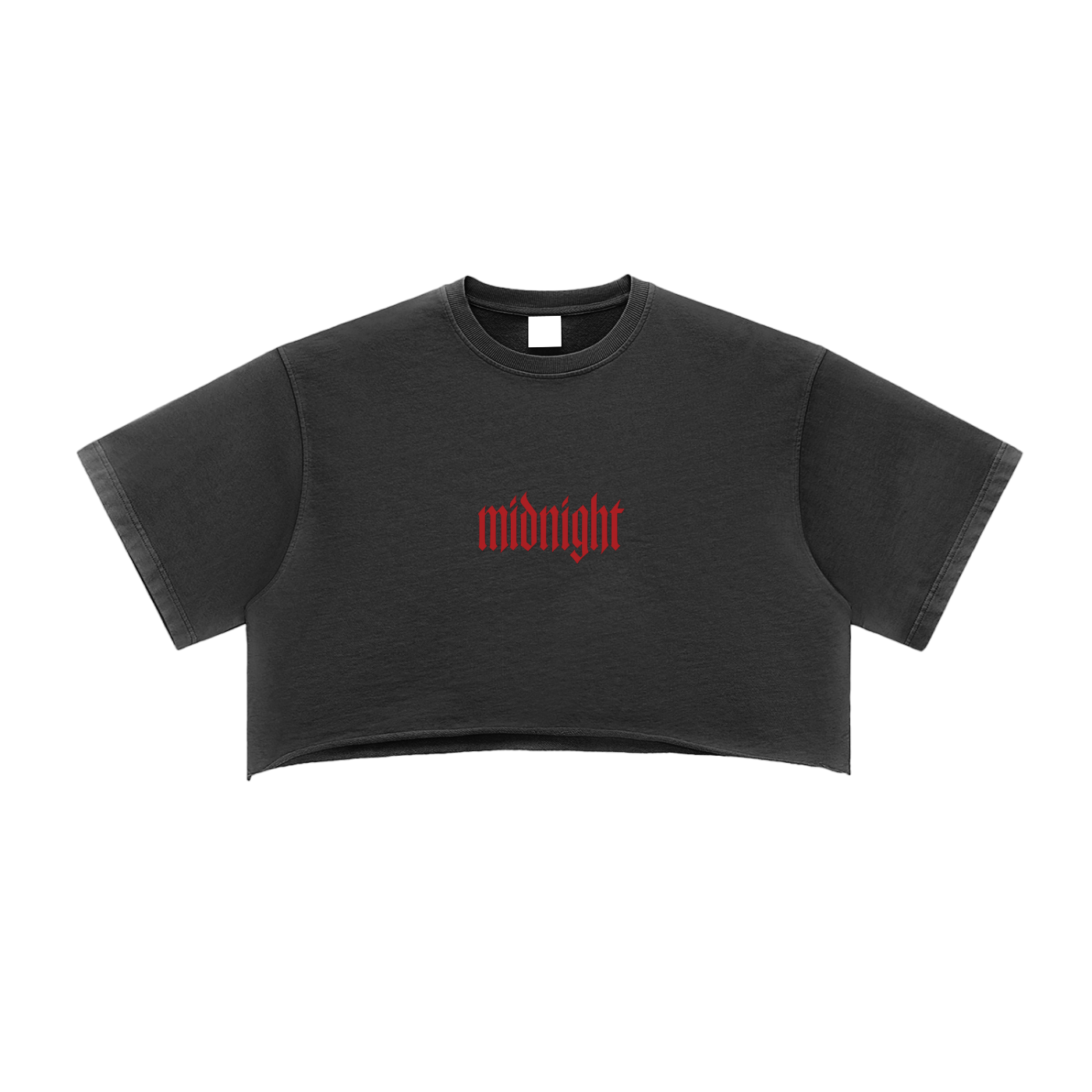 Midnight Gymwear Loose Crop Top