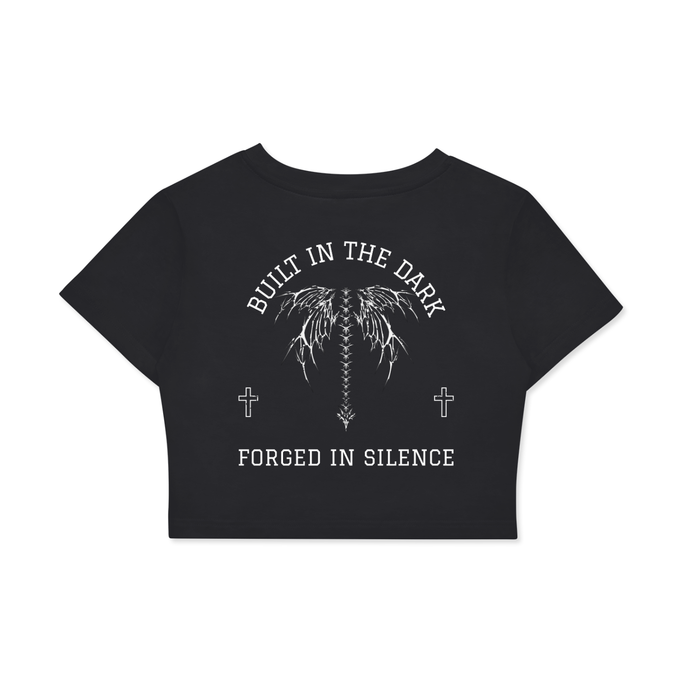 Women's Fitted Crop Tee | Bodycon T-Shirt