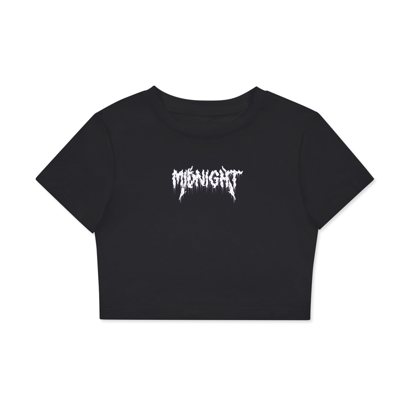 Women's Fitted Crop Tee | Bodycon T-Shirt